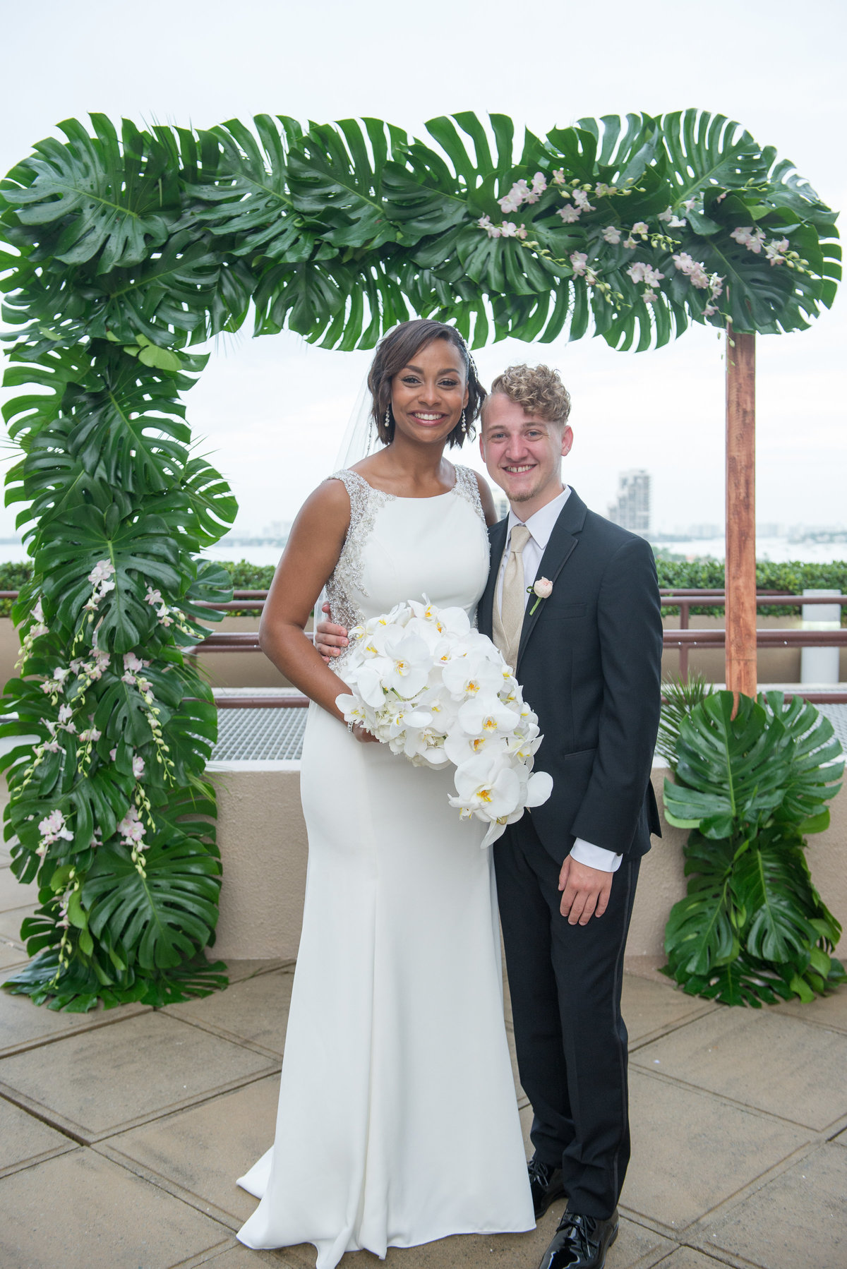 NFL Miami Dolphins Brandon Radcliff ShaKyra Radcliff Briza on the Bay Wedding Andrea Arostegui Photography-159