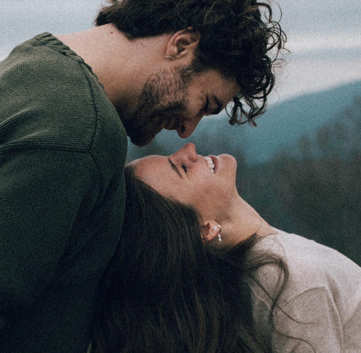 North Georgia couple on a date night in Ellijay.