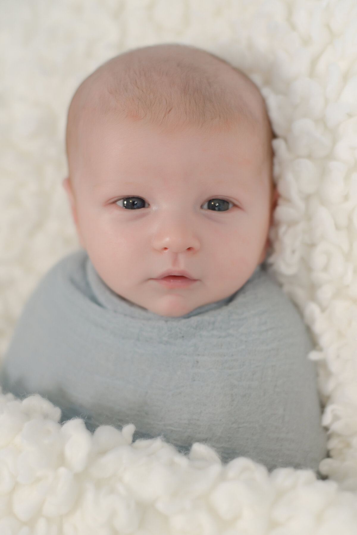 Newborn baby boy portrait in Wells Maine