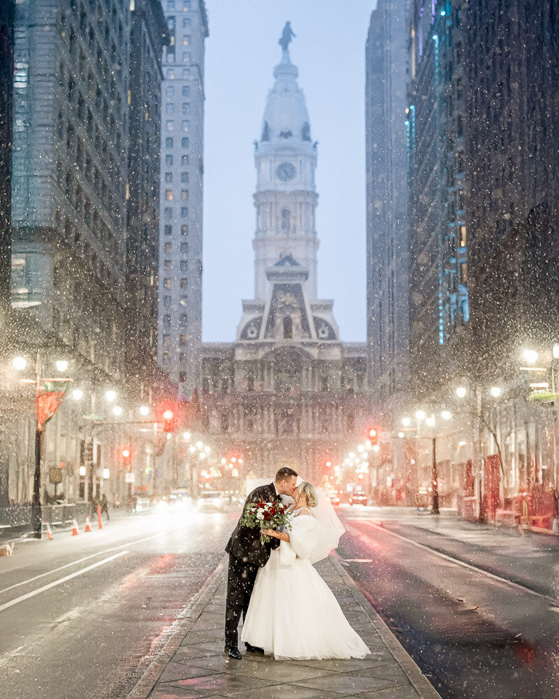 Philadelphia Wedding in the snow-1