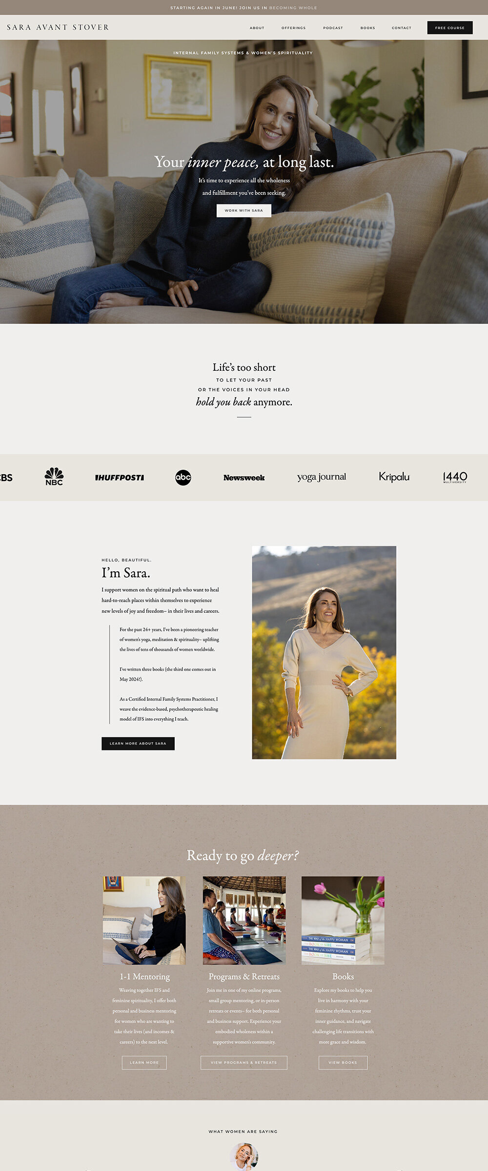 Showit-Website-for-Coaches_Sara-Avant-Stover_Home
