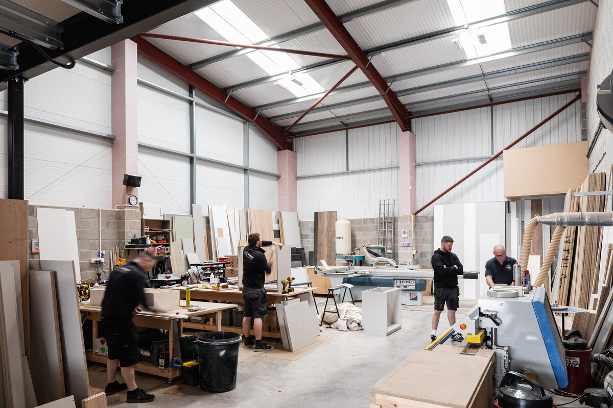 Workshop space for electrician
