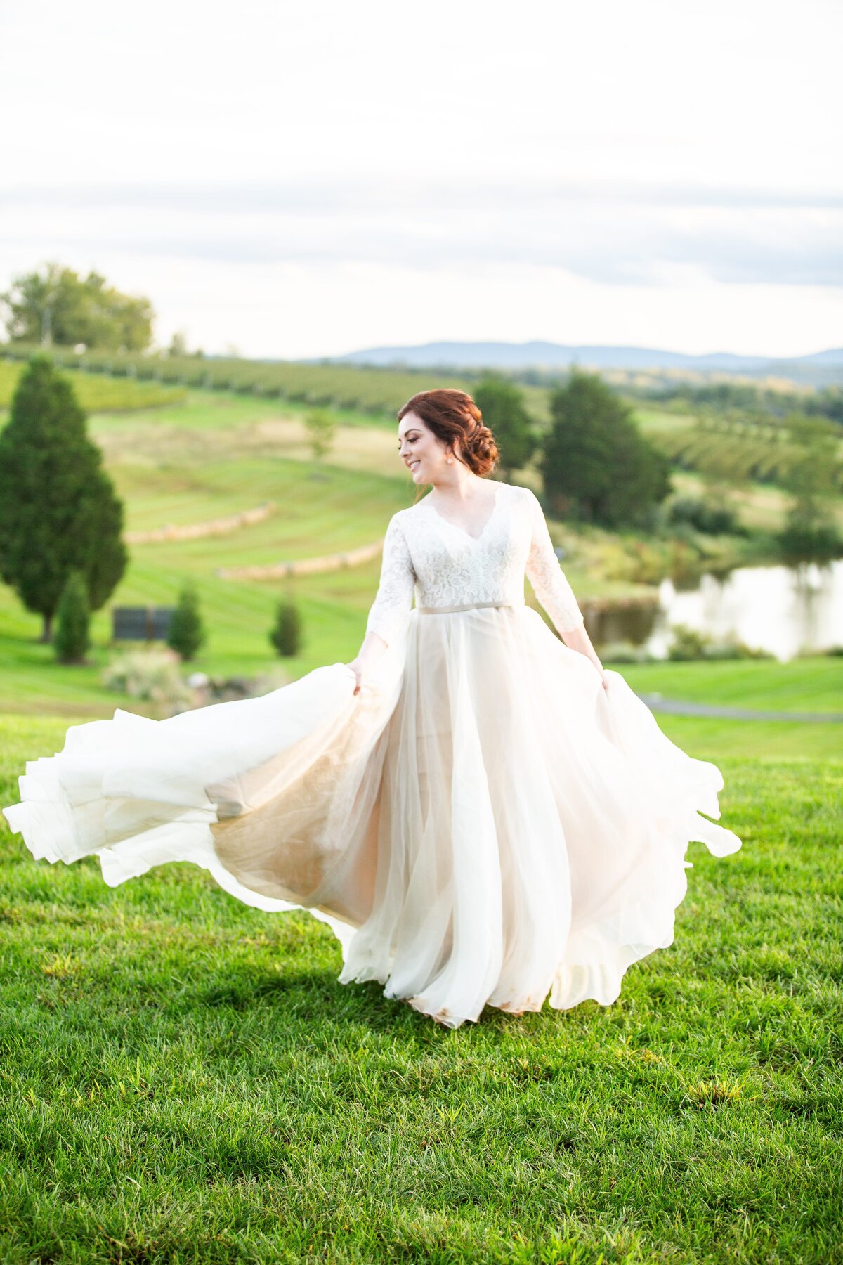 bride-twirling-chiffon-skirt