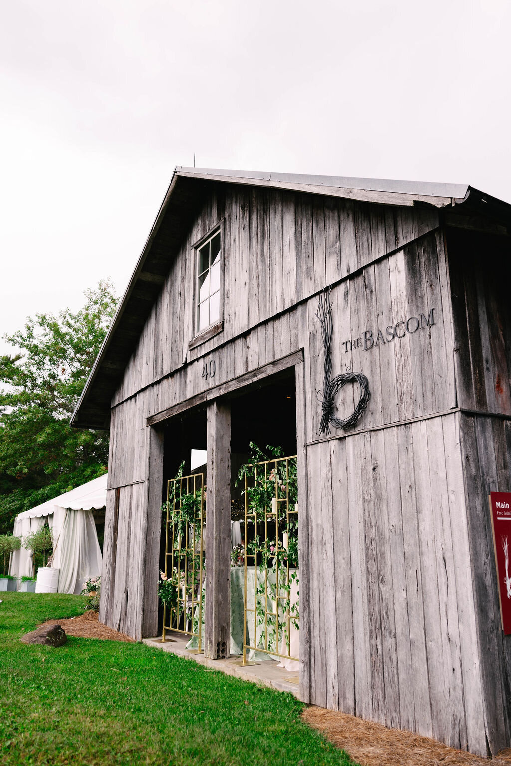 Exterior photo of The Bascom Center for the Visual Arts wedding venue in Highlands, North Carolina.