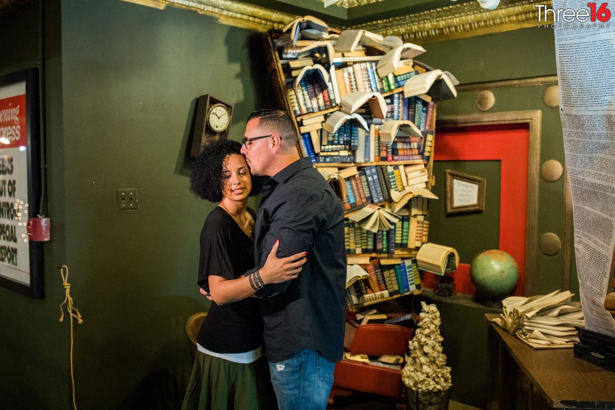 The Last Bookstore Engagement Photos Los Angeles County Weddings