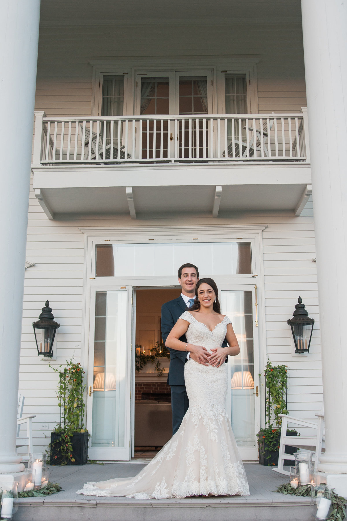 Destination wedding ceremony photographed at Westglow Resort by Boone Photographer Wayfaring Wanderer. Westglow is a gorgeous venue in Blowing Rock, NC.