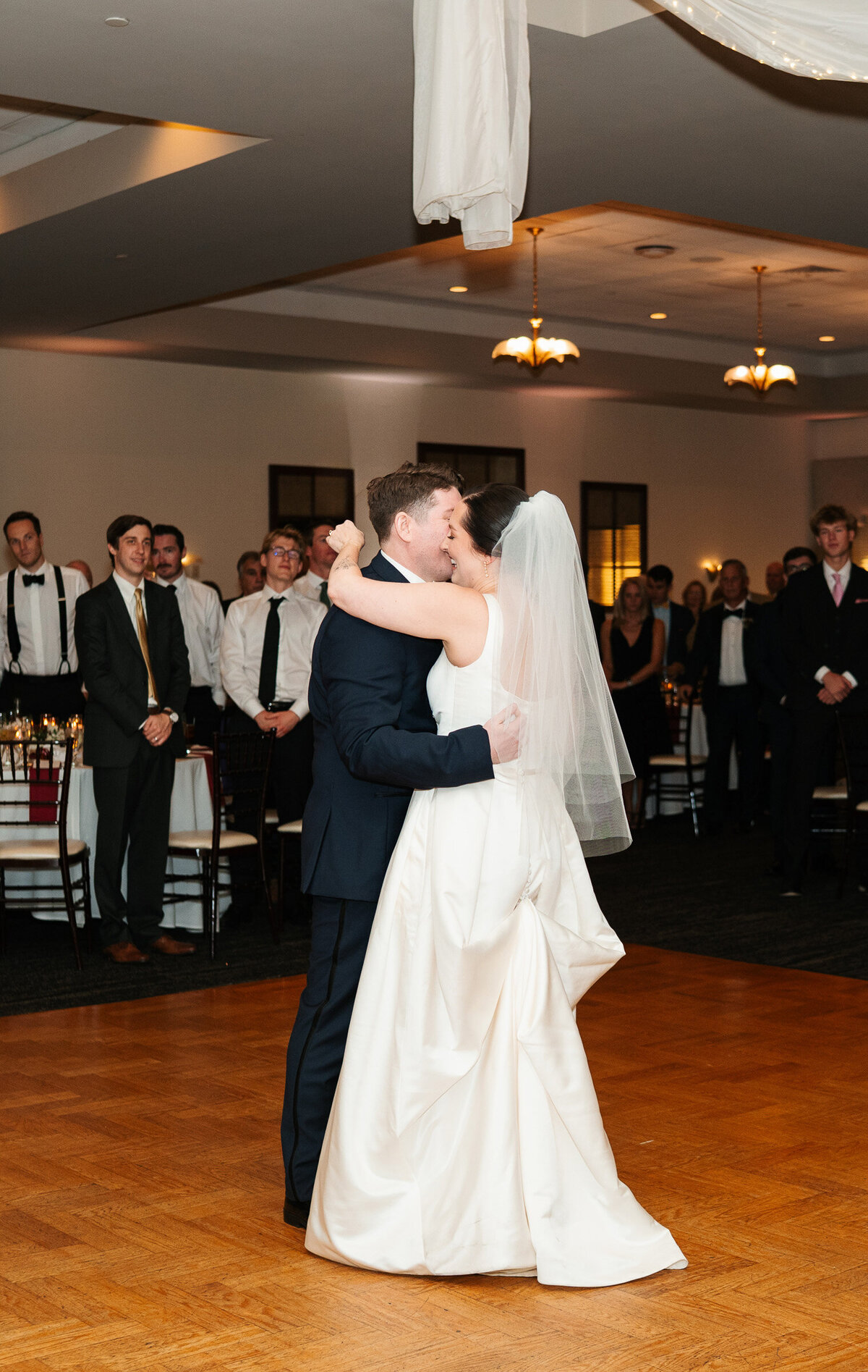 Bride and groom portraits at Castleton in Windham NH with beautiful lake views.