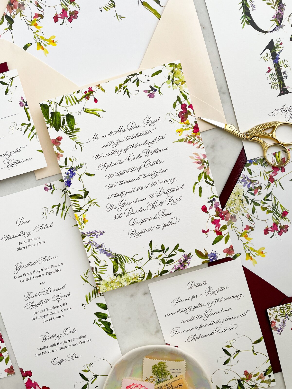 summer forest wildflower invites-52