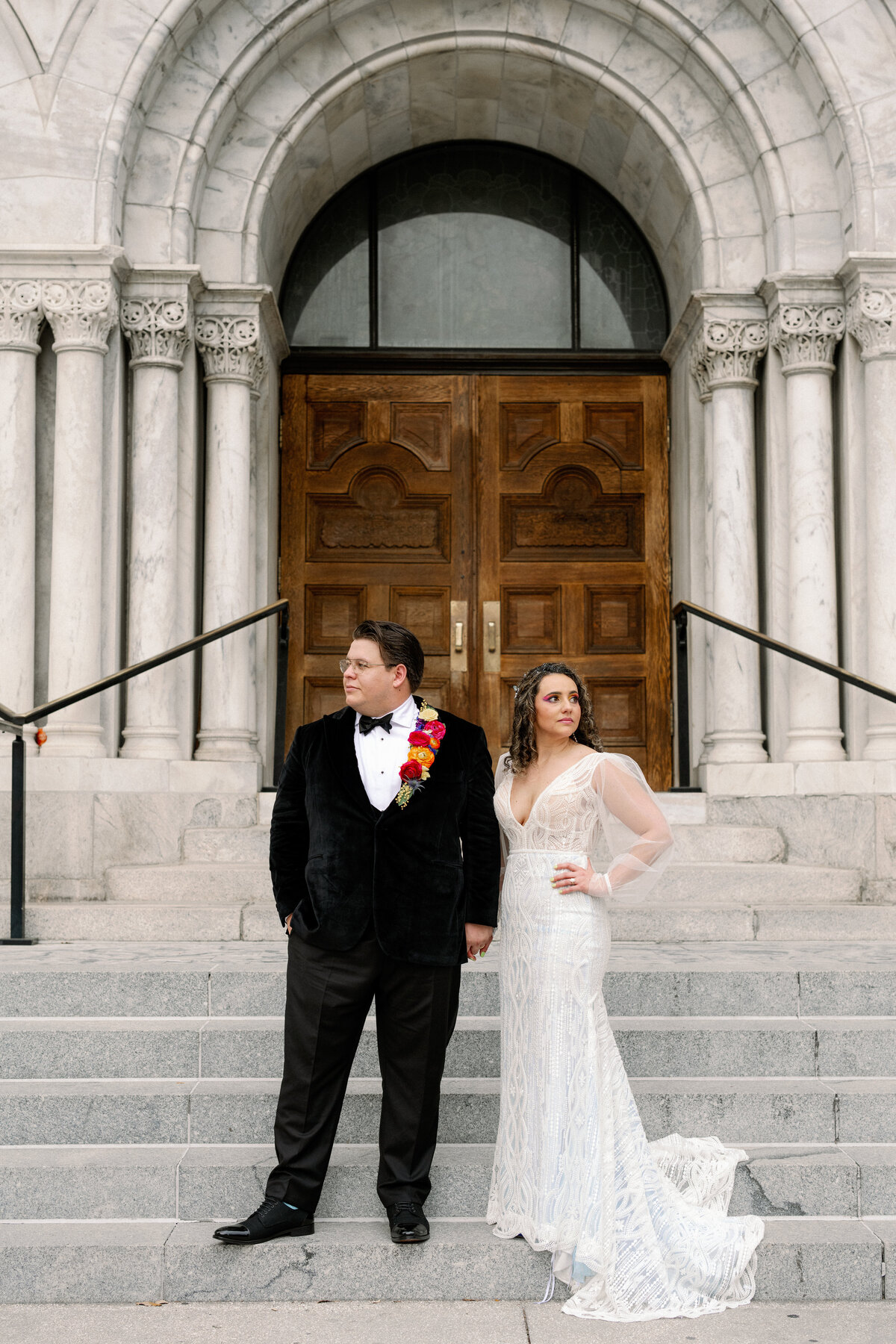 16 - Sacred Heart Catholic Church Wedding Bride & Groom - Tampa Wedding Planner