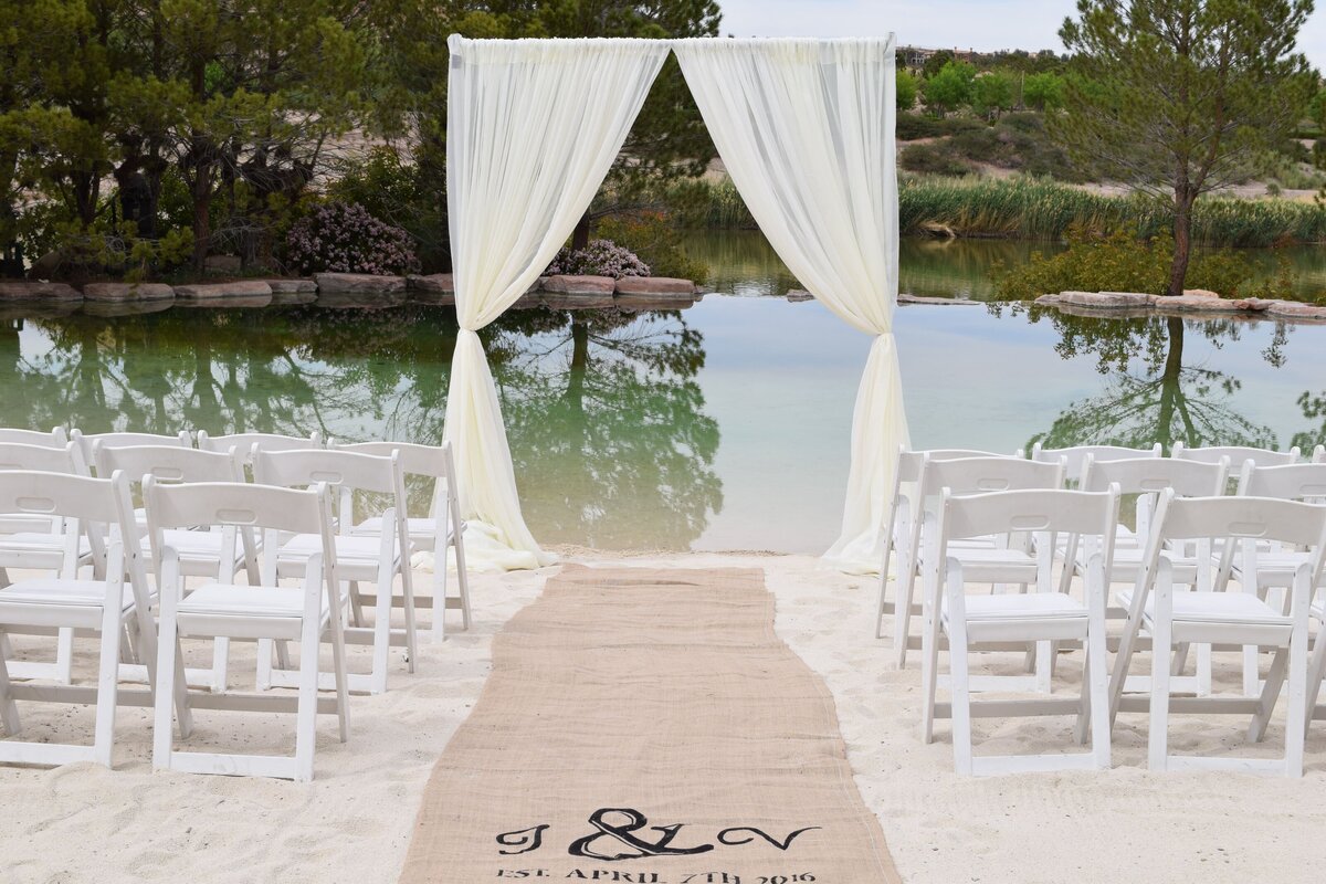 Lake Las Vegas Wedding ceremony