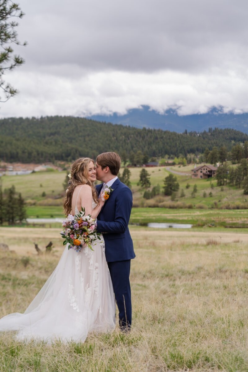 summer barn Colorado wedding