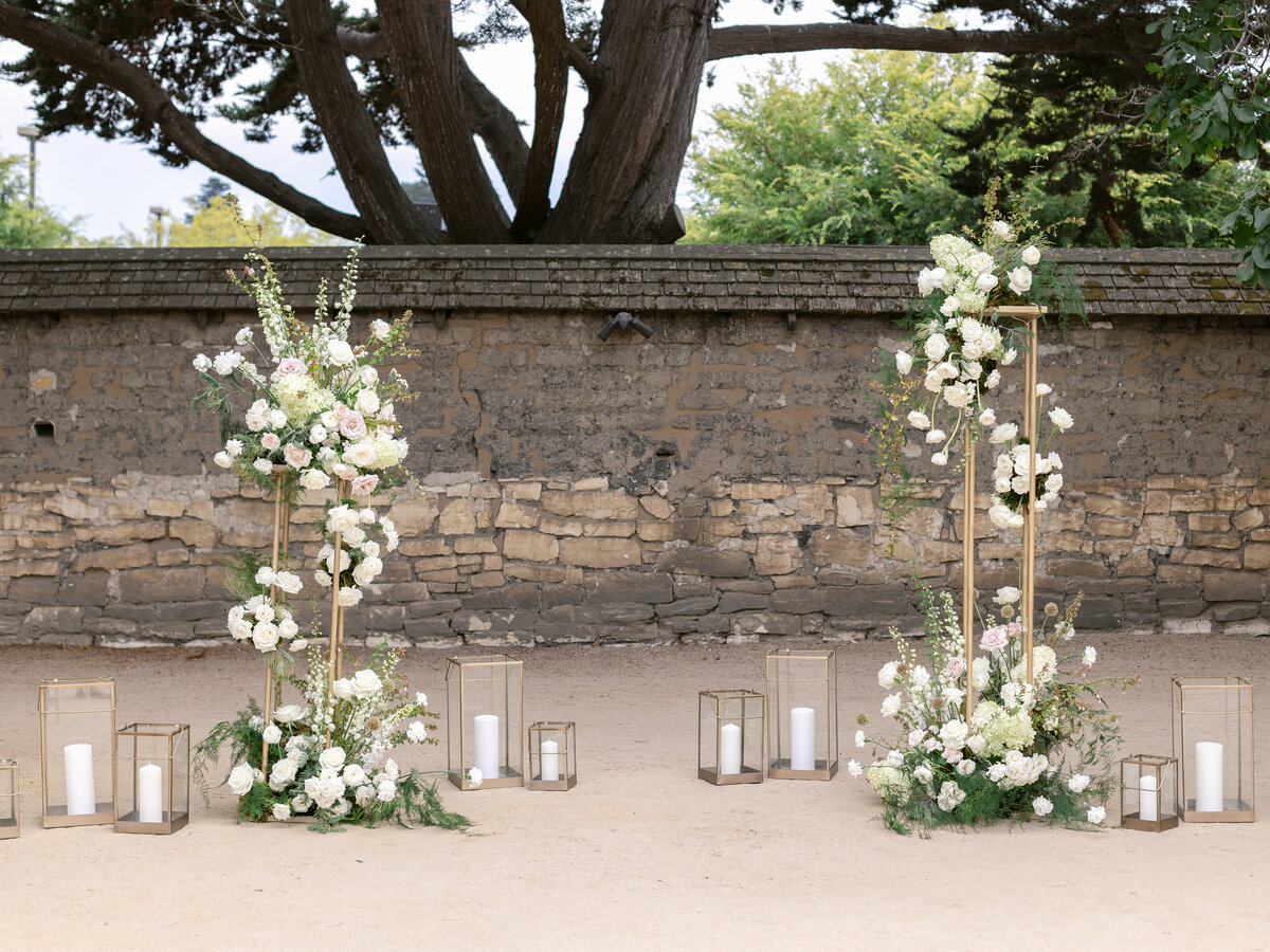 Candles and arrangement | Bella Fleur