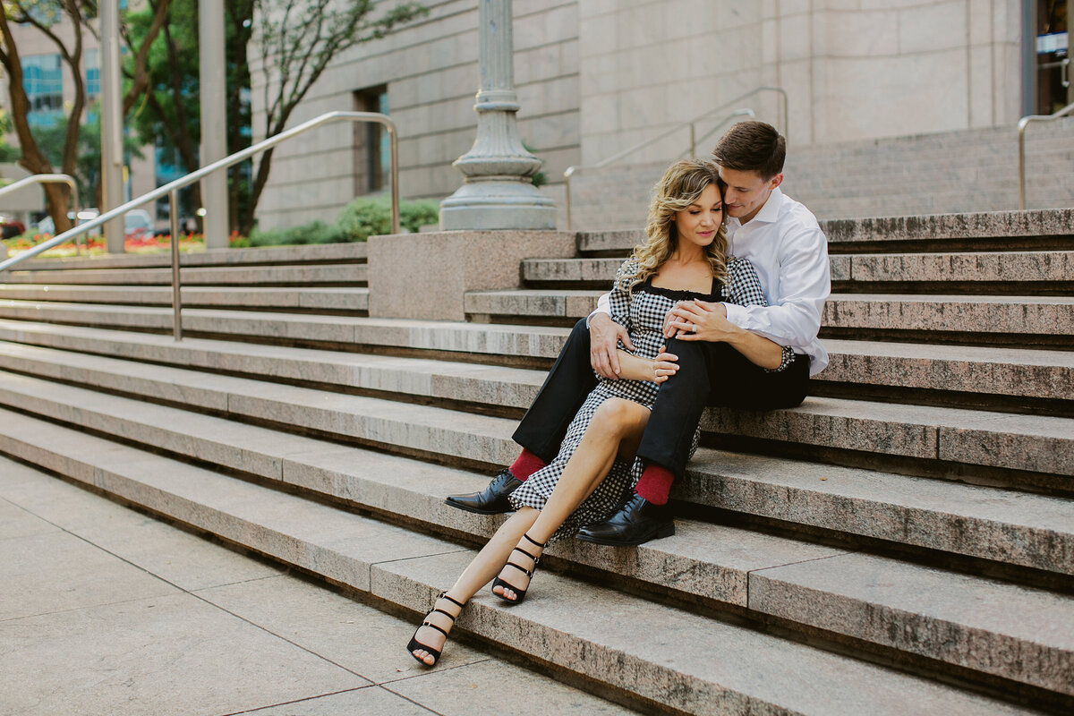 Dallas skyline engagement photos Hampton Morrow 0040