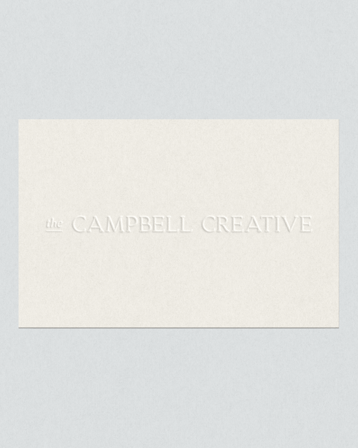 Wordmark logo mockup on paper design