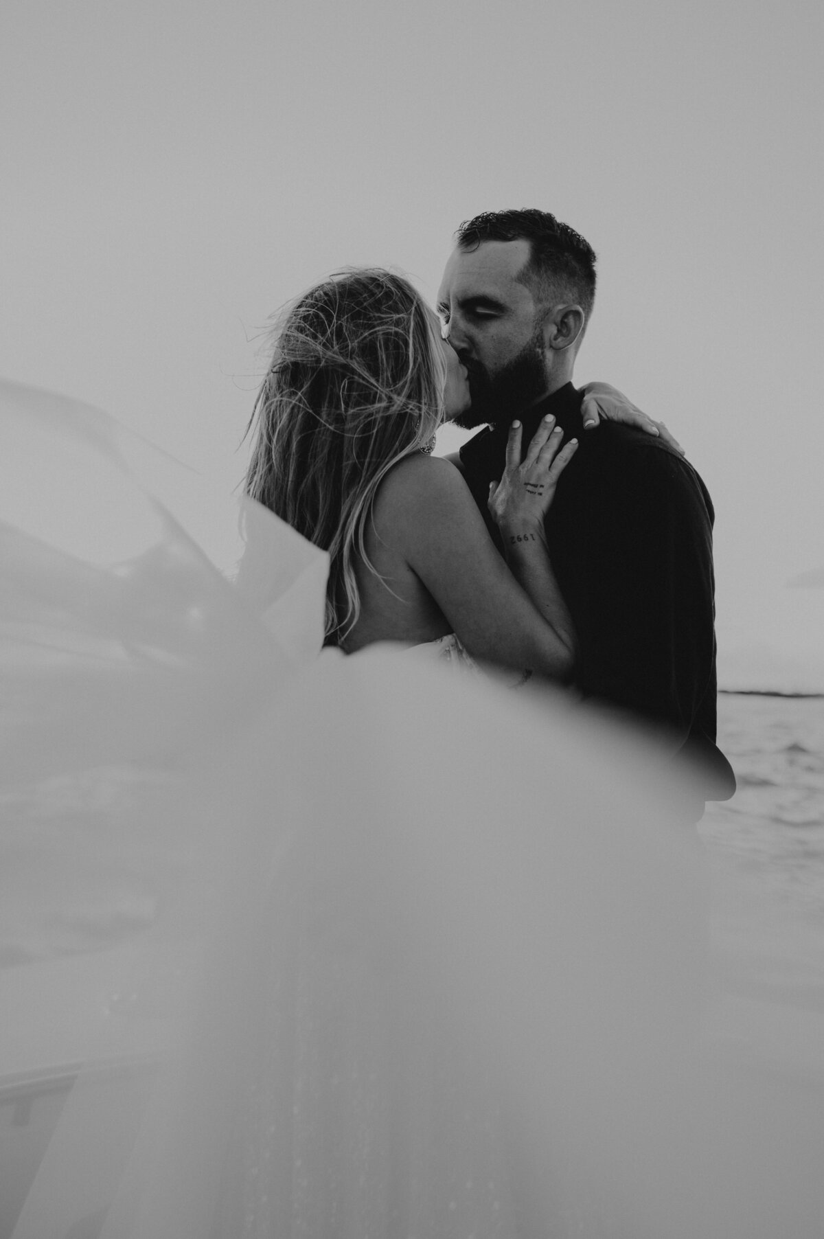 black and white wedding photos in FL
