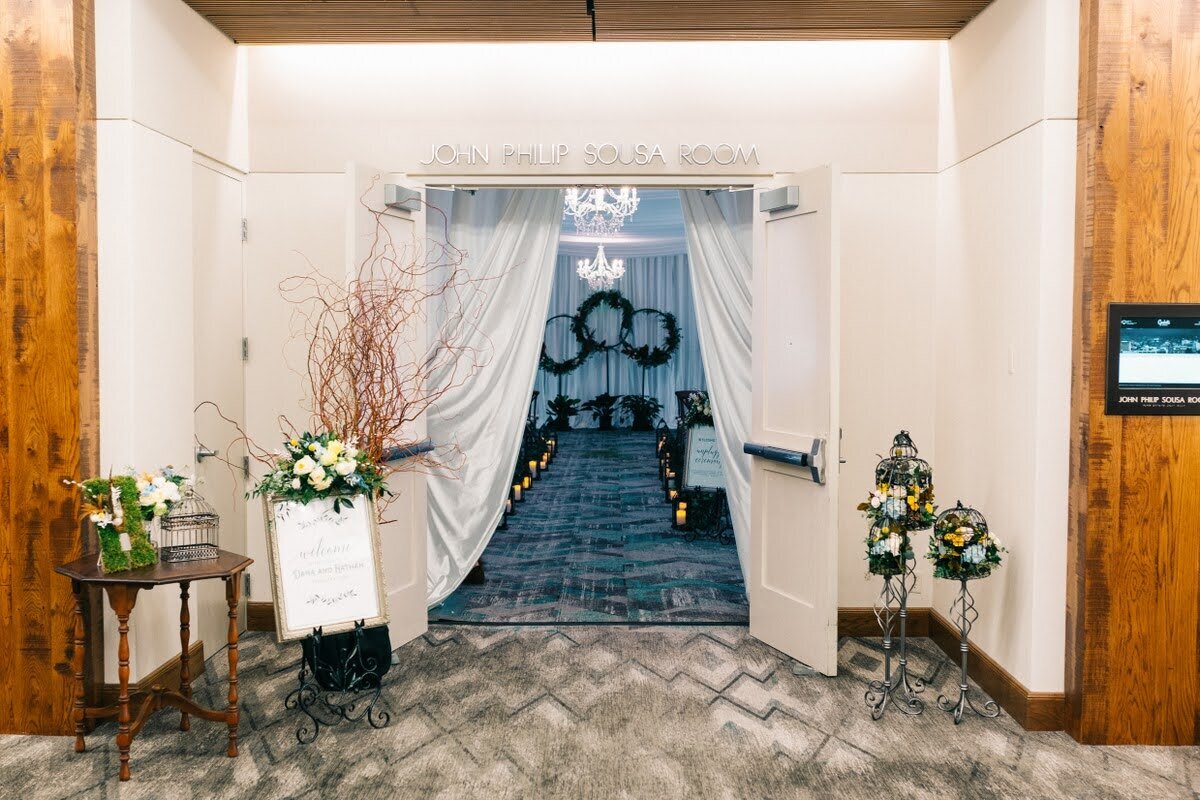 Harry Potter themed wedding in downtown Eugene with flowers by florist Flowers and Thyme.