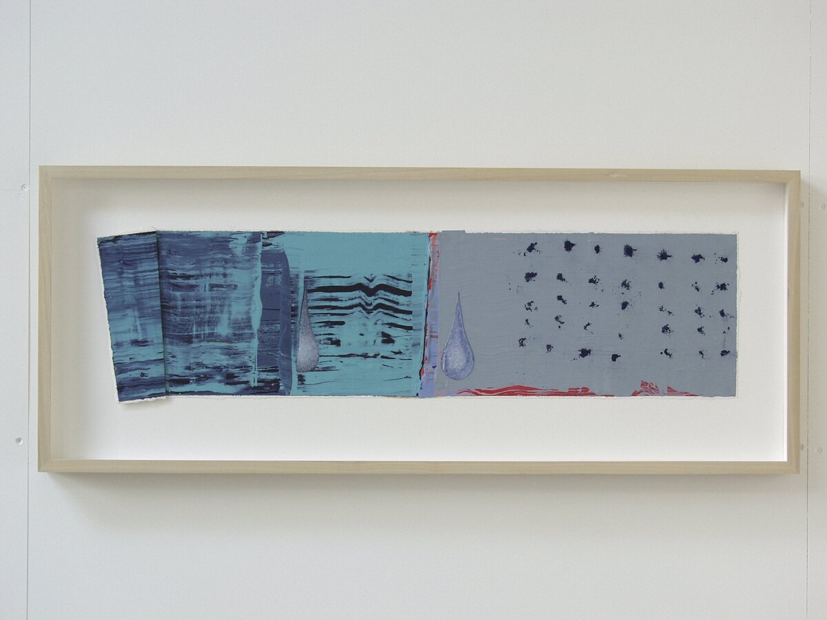 Drop by Drop, 2008 Oil on paper 47 x 117 cm (1)