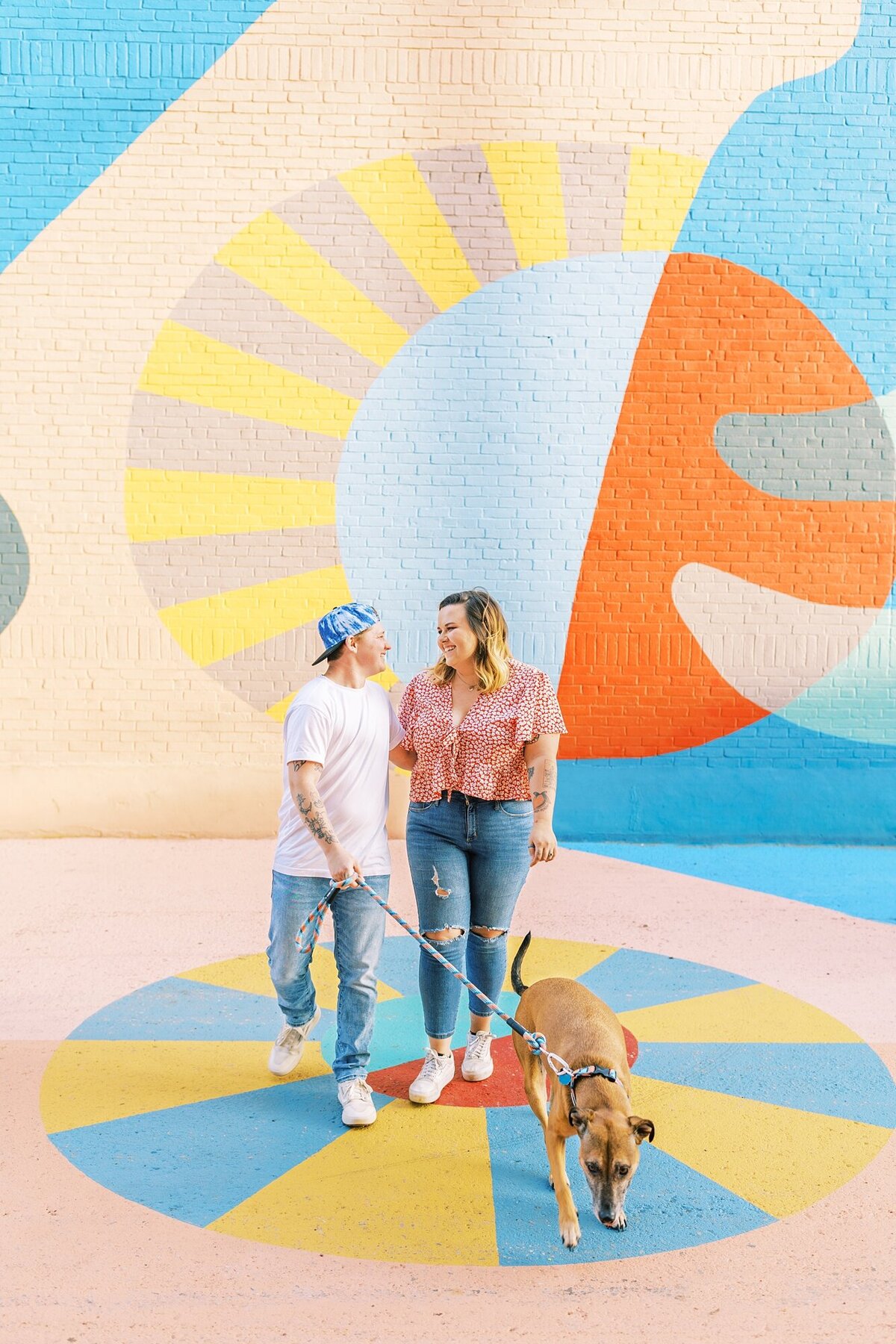 Artsy-Mural-Colorful-Downtown-Maine-Engagement-Photography_0006