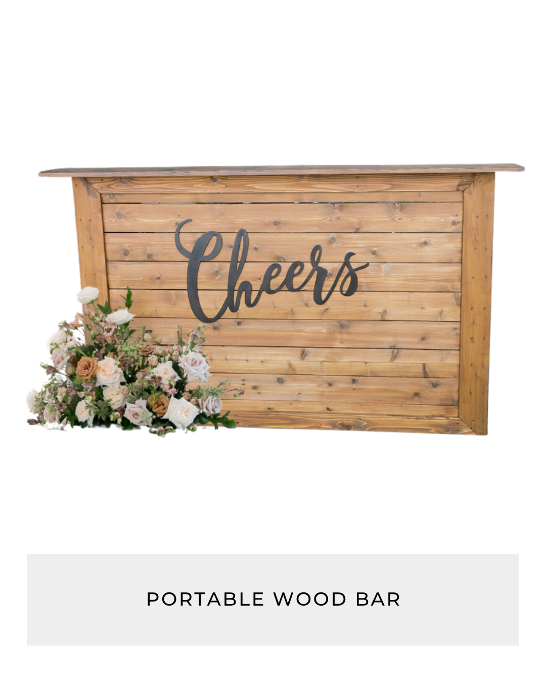 Portable Wood Bar