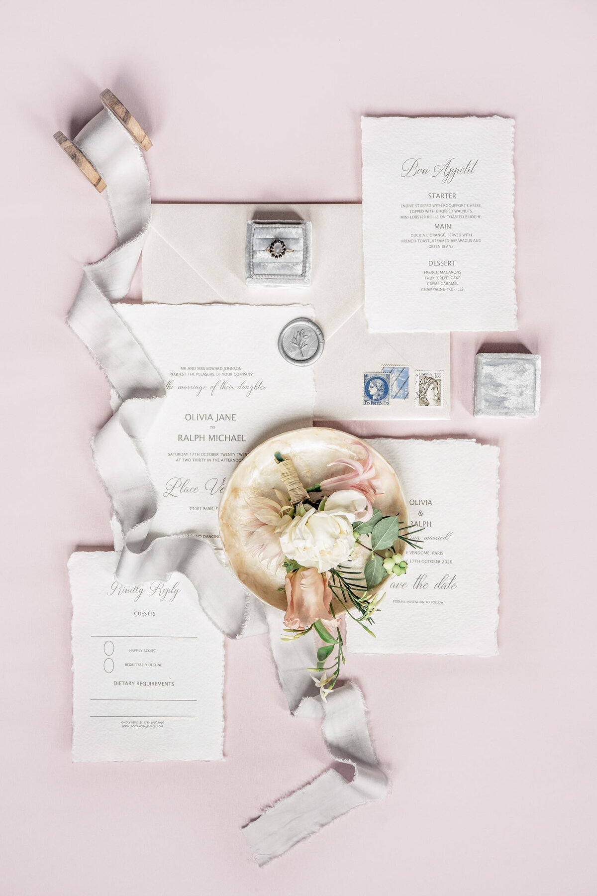 12-Victoria-Amrose-Paris-Elopement-Flatlay-Pink-Gray (1)