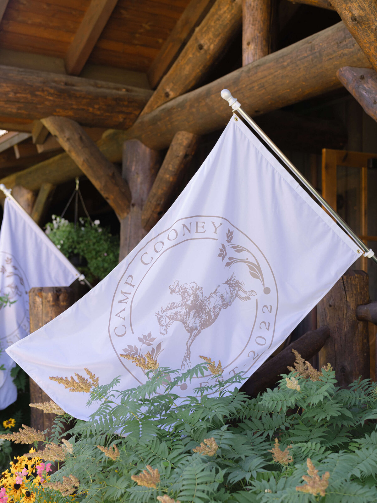 25-KT-Merry-Photography-Western-Wedding-Camp-Cooney-Flag