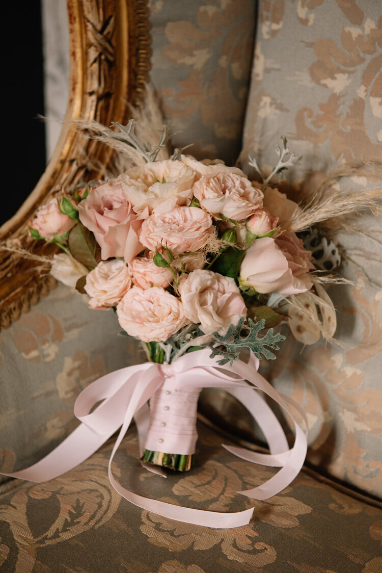 Bouquet made of pink roses
