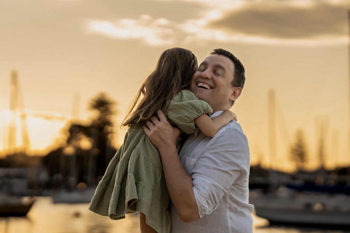 Brisbane-Family-Portrait-Maternity-Girl-on-Beach-during-Sunset-07