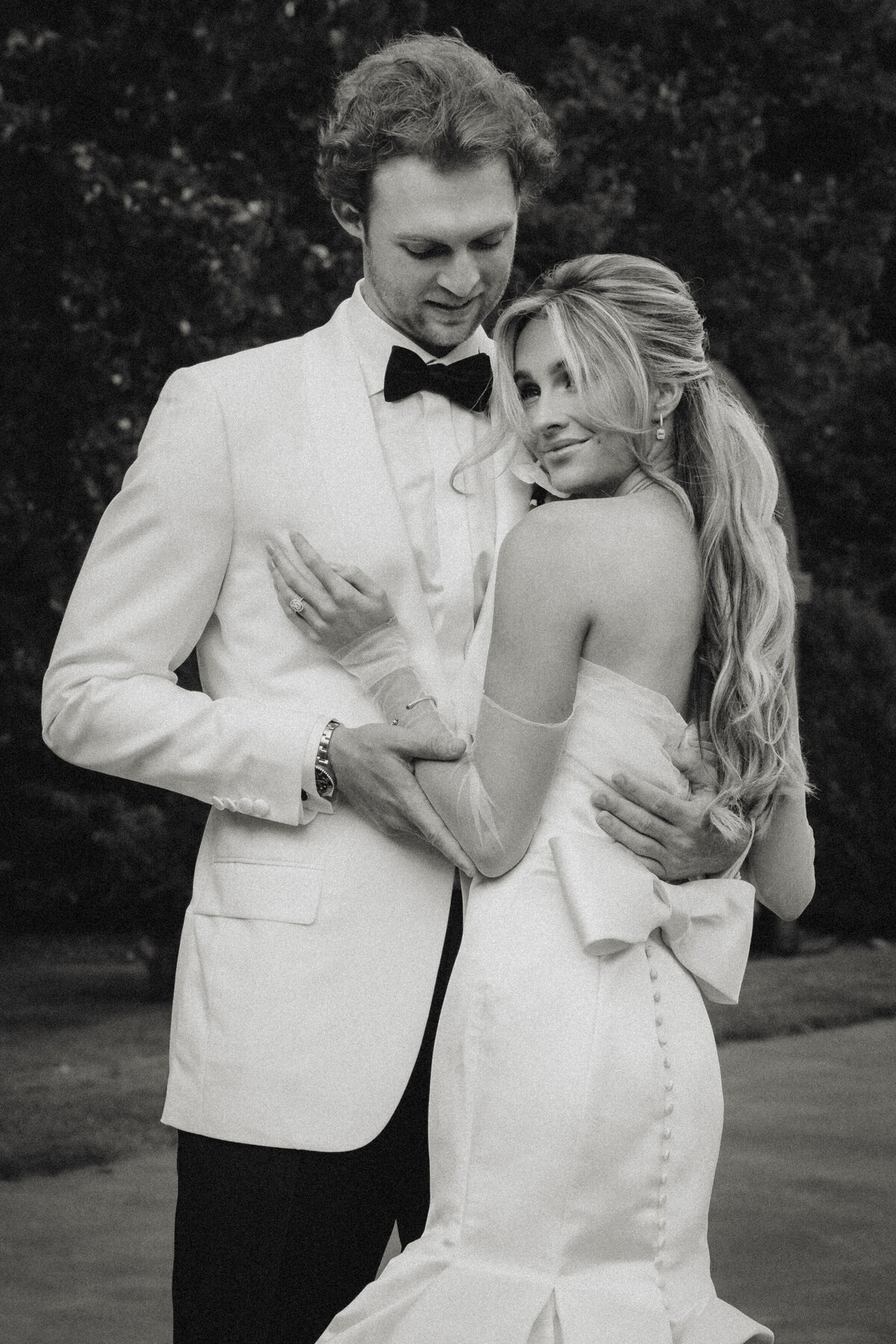 Bride and Groom at Chattooga Club Cashiers NC by Wedding Photographer Nick Francis-31