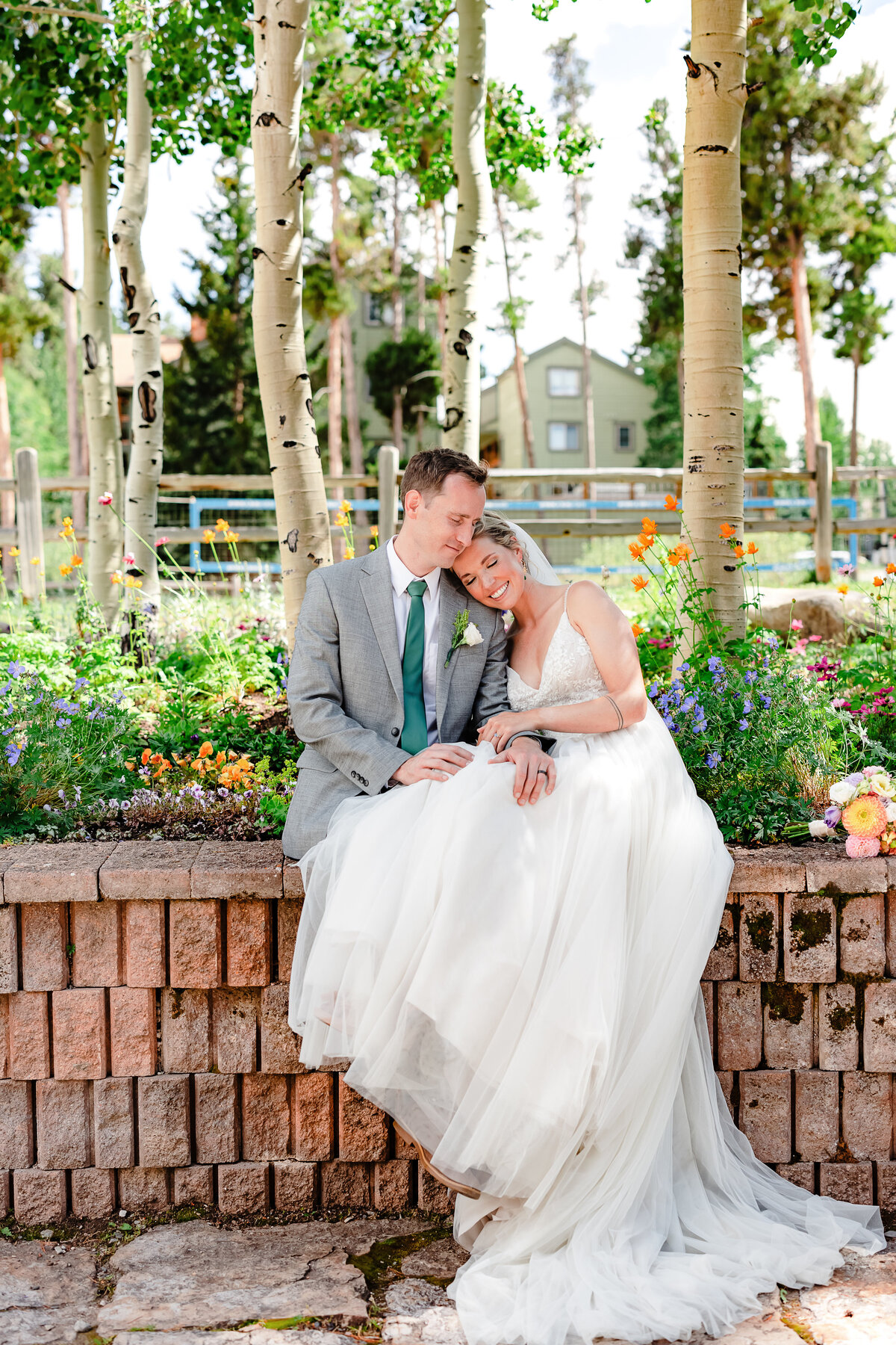 wildflower summer wedding