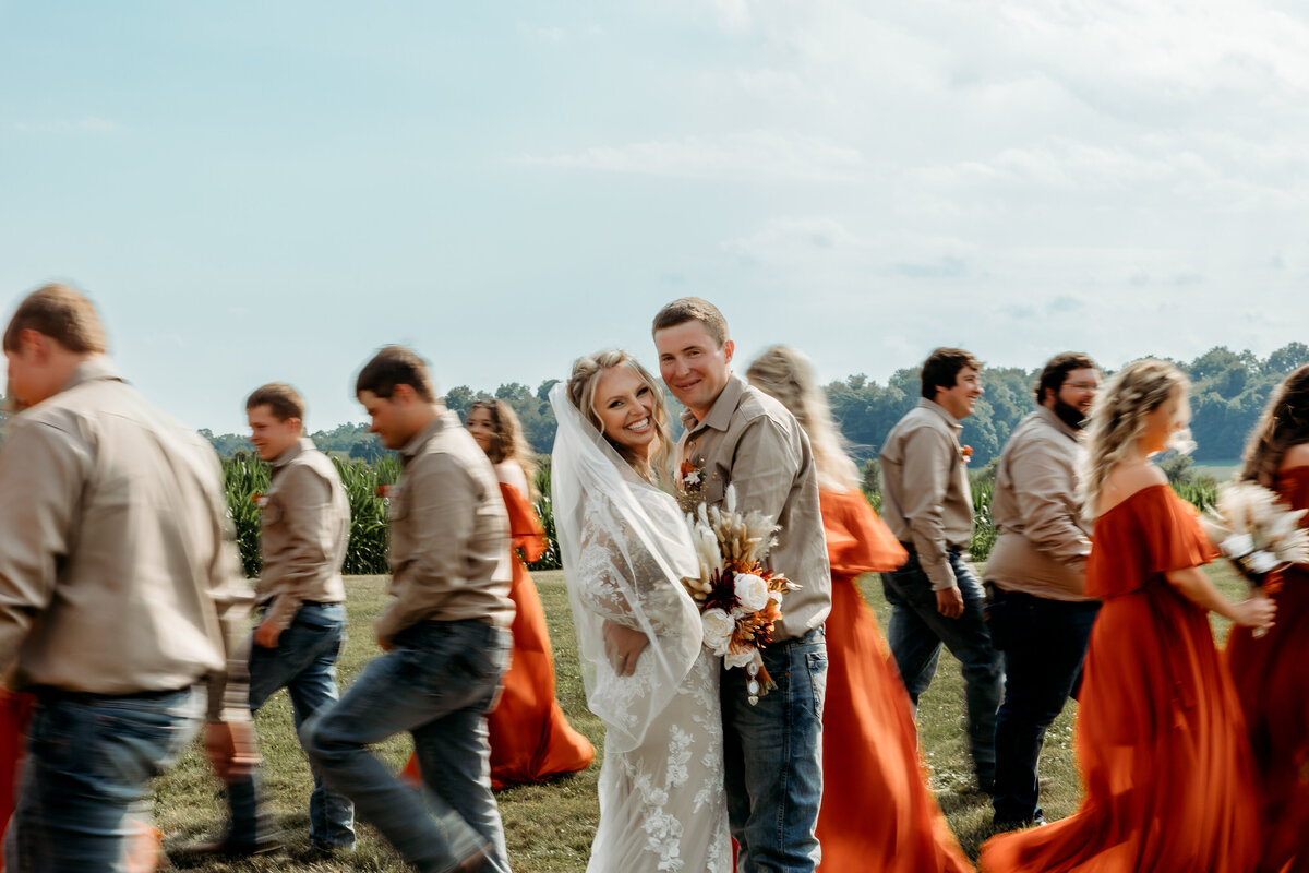 Indiana summer wedding