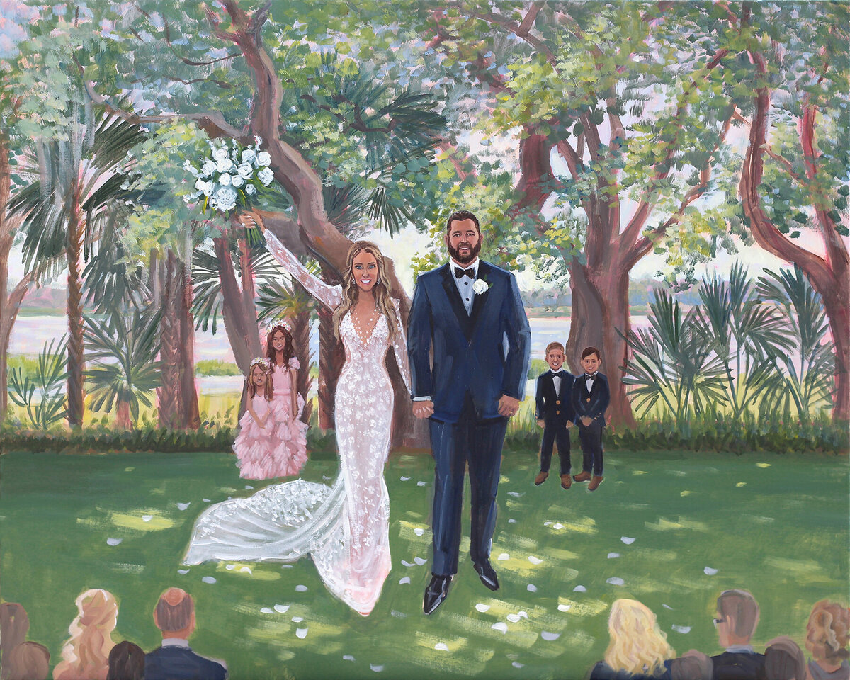 Meredith and Tanner, Lowndes Grove, Charleston, SC, Live Wedding Painting, web (1)