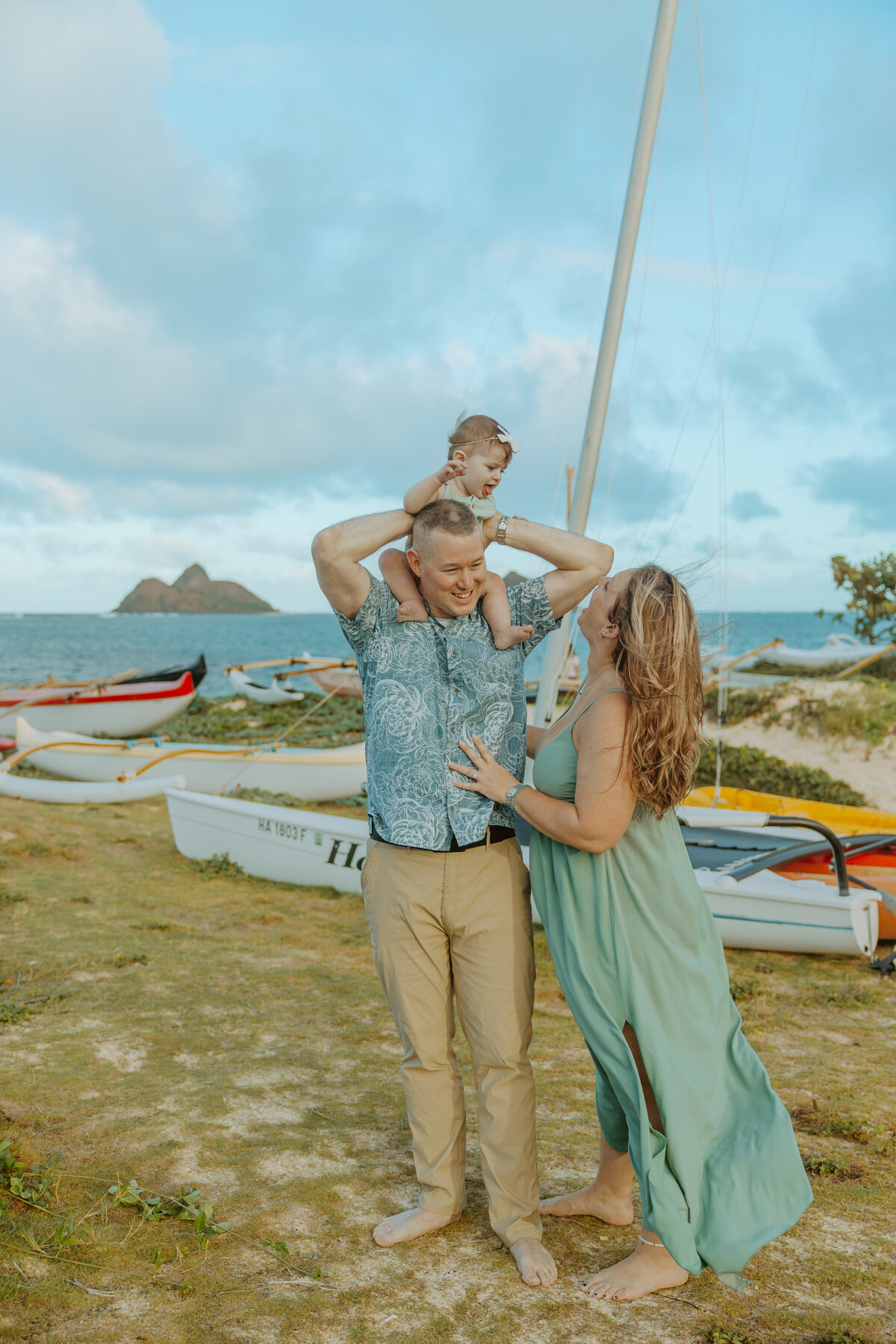 family photos in Oahu Hawaii