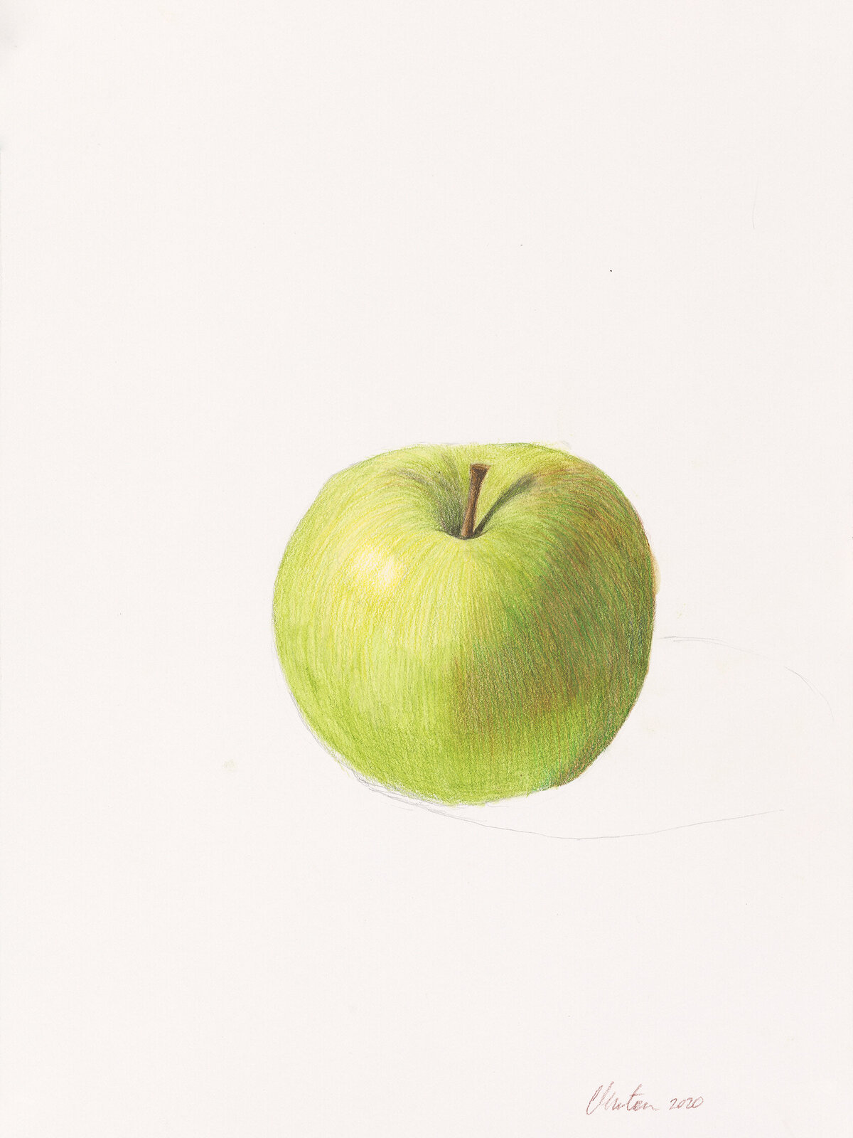 gallery -drawings _Green Apple_small