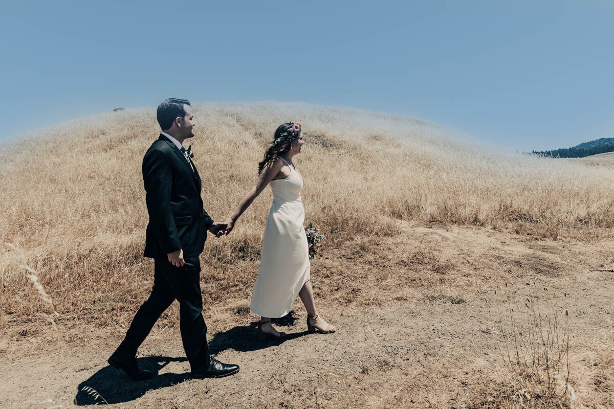 Mount-Tamalpais-Wedding-bride-and-groom