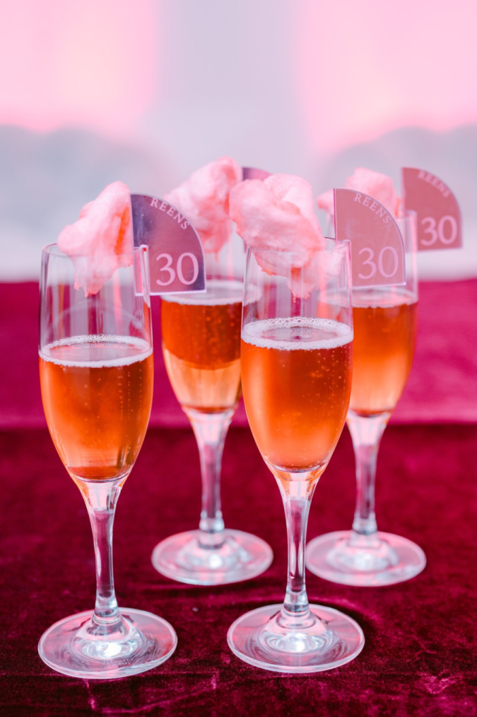 pink-party-birthday-thirty-cotton-candy-champagne-cocktail-markers