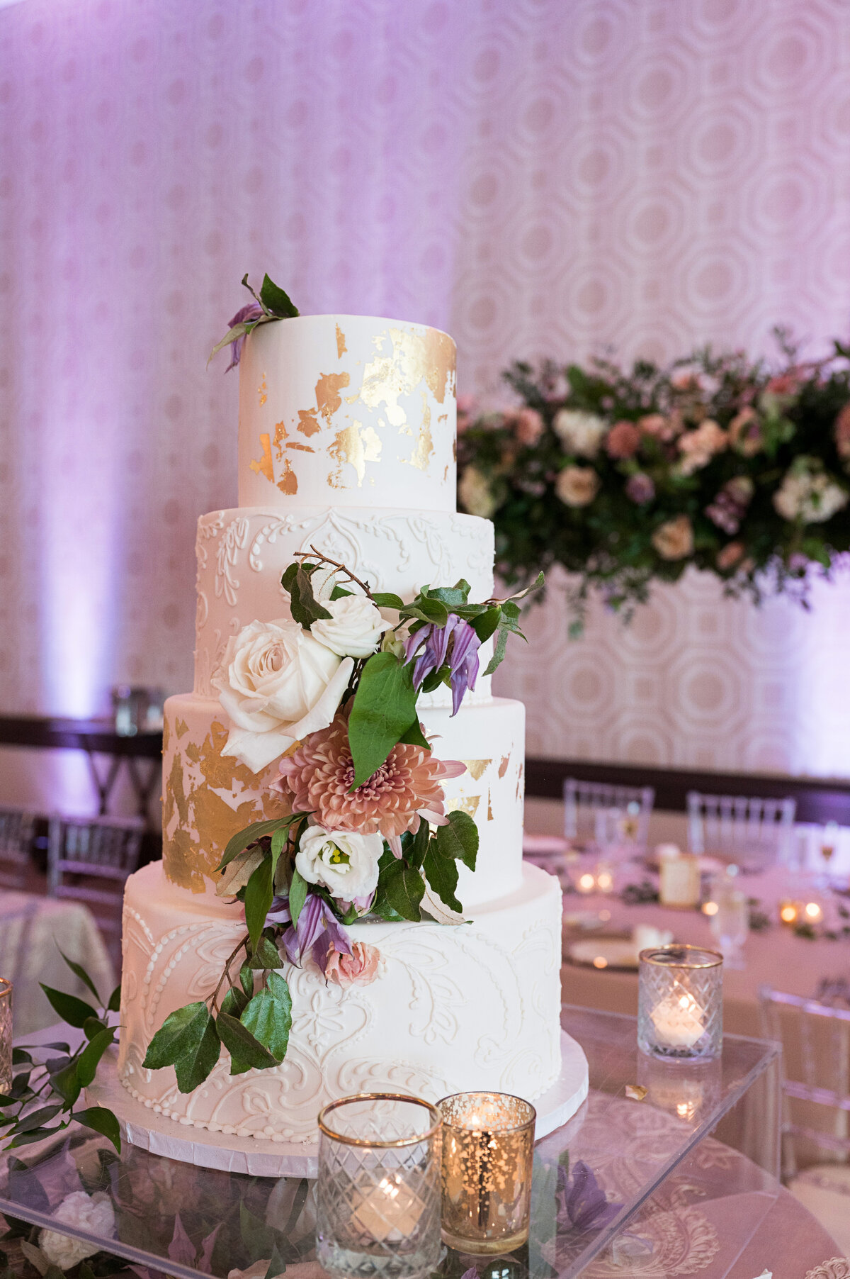 wedding cake at the fairmont hotel pittsburgh