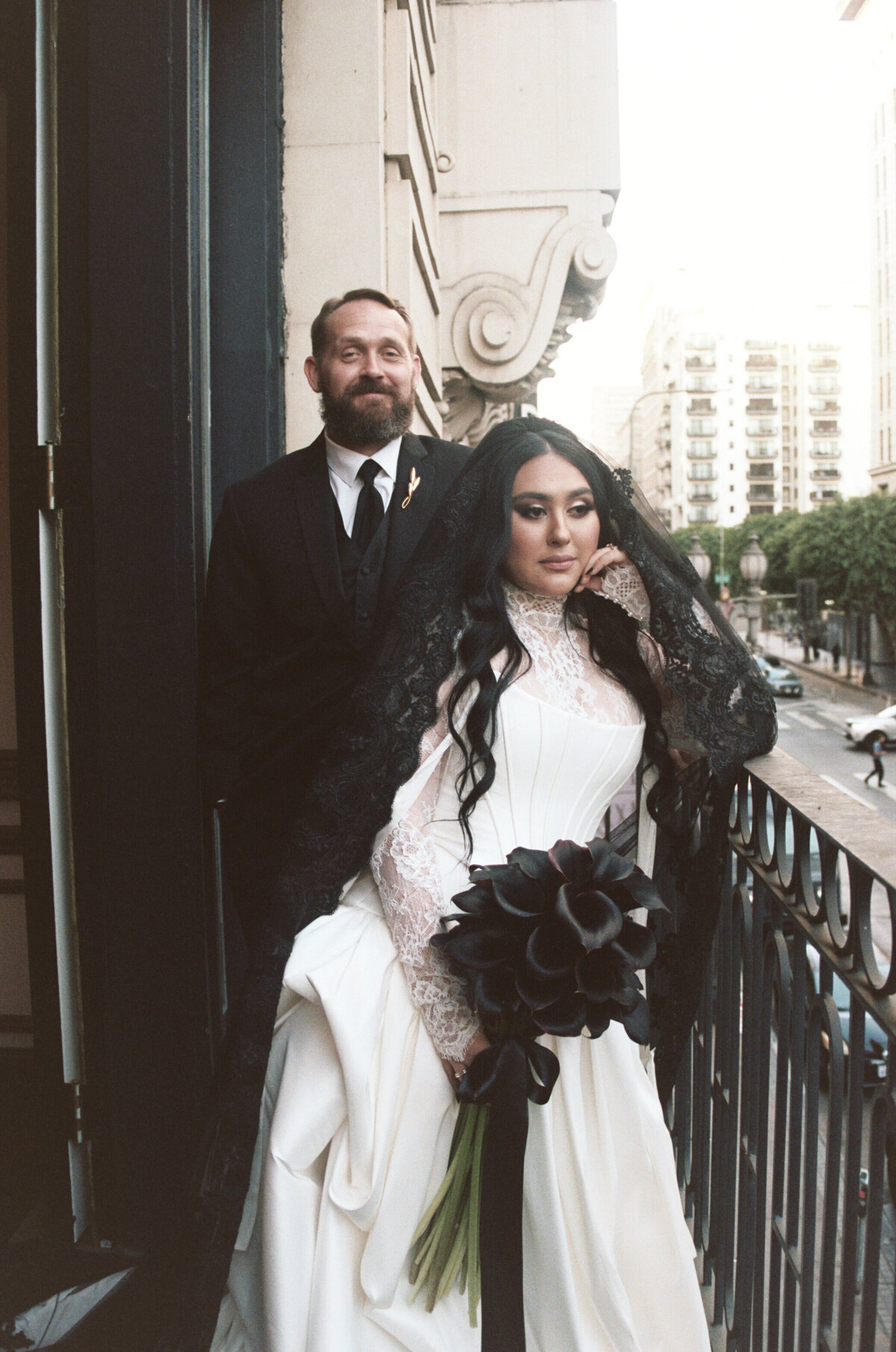 Los Angeles Wedding FILM Photographer, The Alexandira Hotel, Janelle&Andrew Wedding-252