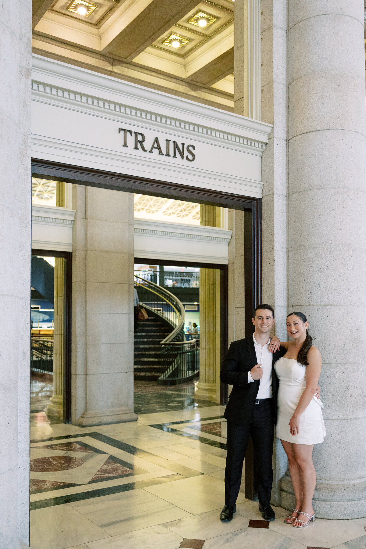 Alexa  Kyle DC Union Station Engagement Session_DC Wedding Photographers_0031