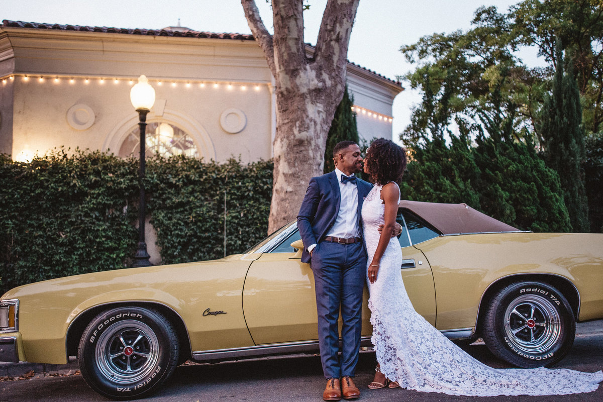 classic wedding car sacramento