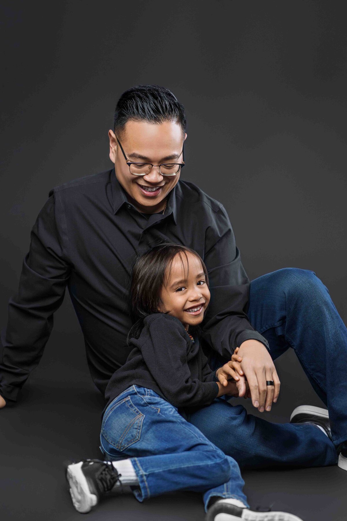 Renton Family Photographer Father Son Laughing Fathers Day Lana Stewart Studios