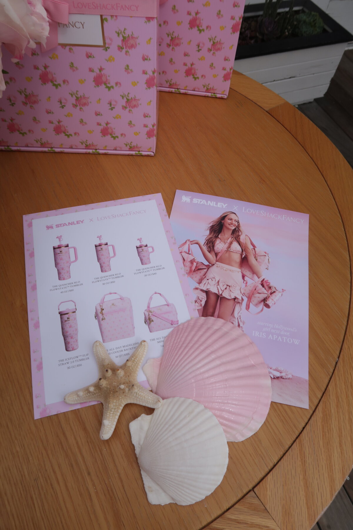 LoveShackFancy waterfront installation by The Works Collective | experiential event design in Newport Beach, California.
