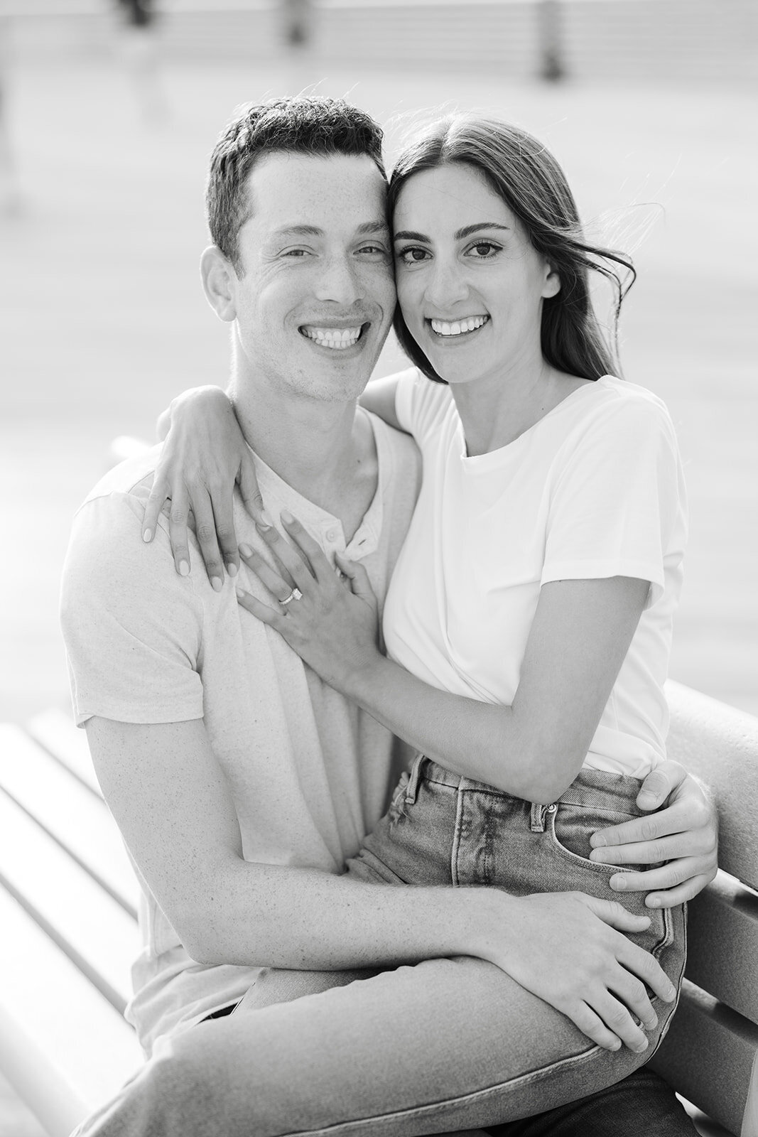 Laynie and Cody beach engagement0