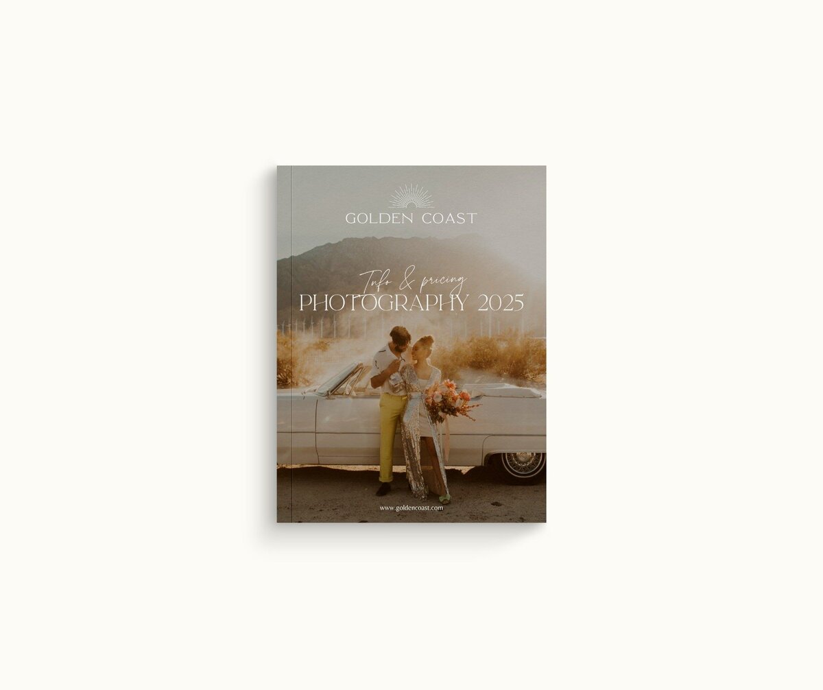 Boho pricing guide template for photographers Golden Coast 2