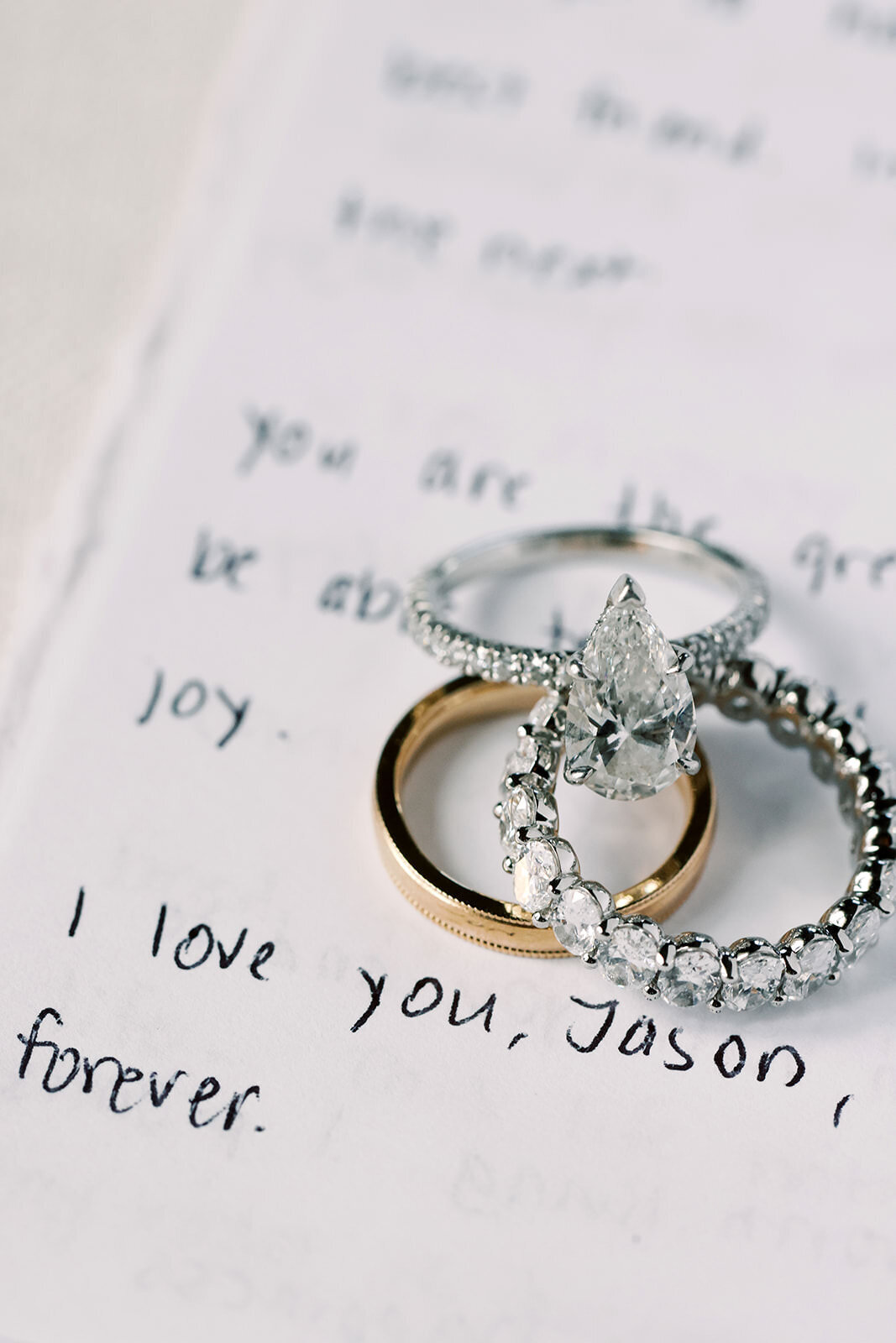 Creative wedding details photographed at a Park Chateau wedding in New Jersey.