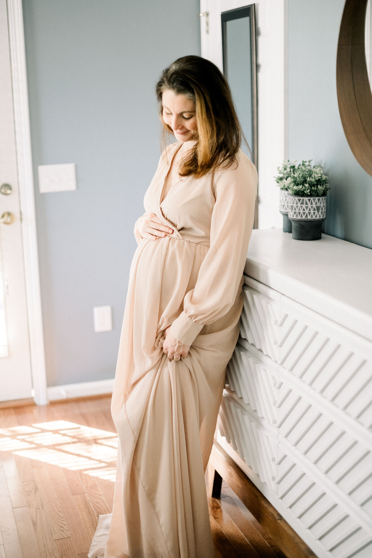 Greenville SC In Home Maternity Photoshoot-11