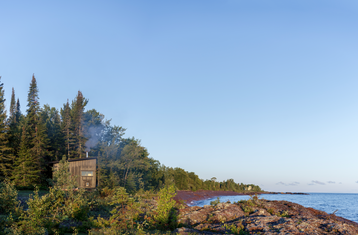 Keweenaw Peninsula Resort Photography_Cabins on lake Superior_Sauna_By Stephanie Vermillion