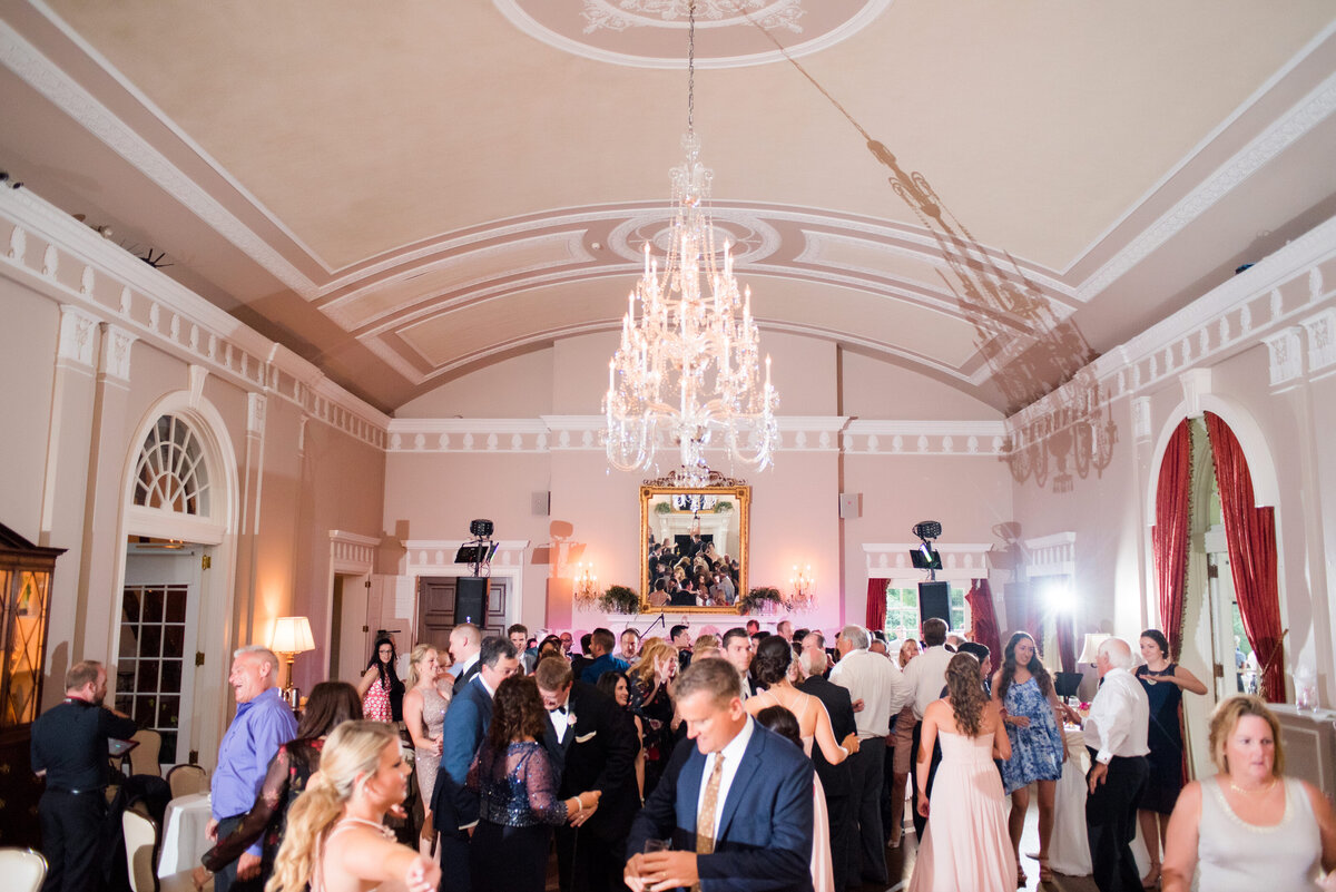 dance hall reception party at fox chapel golf club in pittsburgh