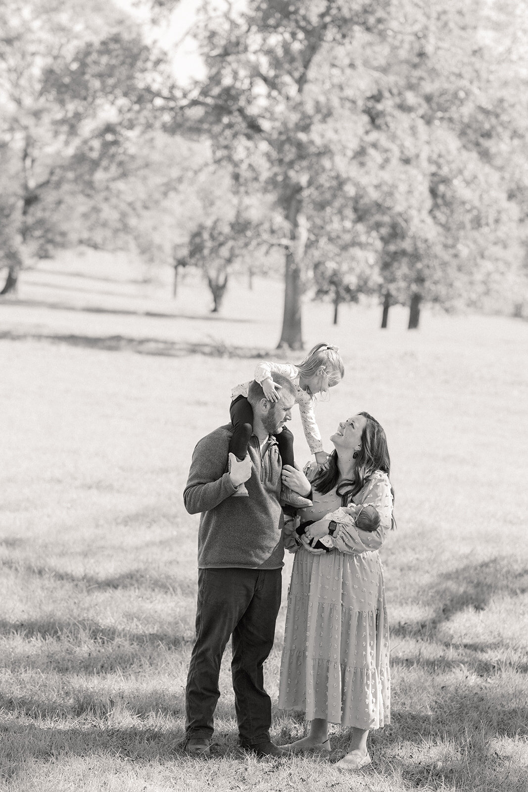 Authentic family photography on personal property in Columbia SC
