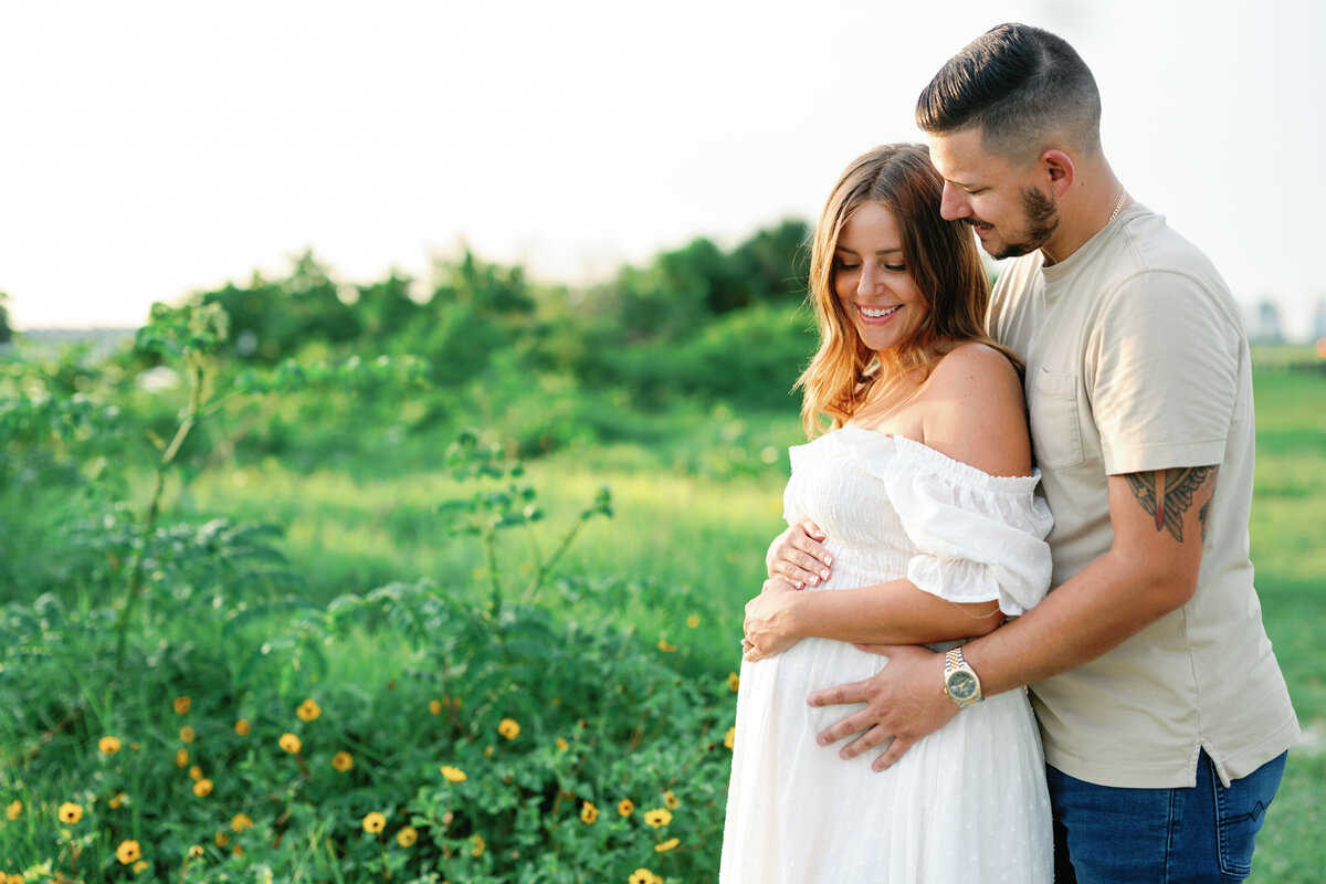 Maternity Session - Davis Island Beach - Tampa Florida - Alaina René Photography-24
