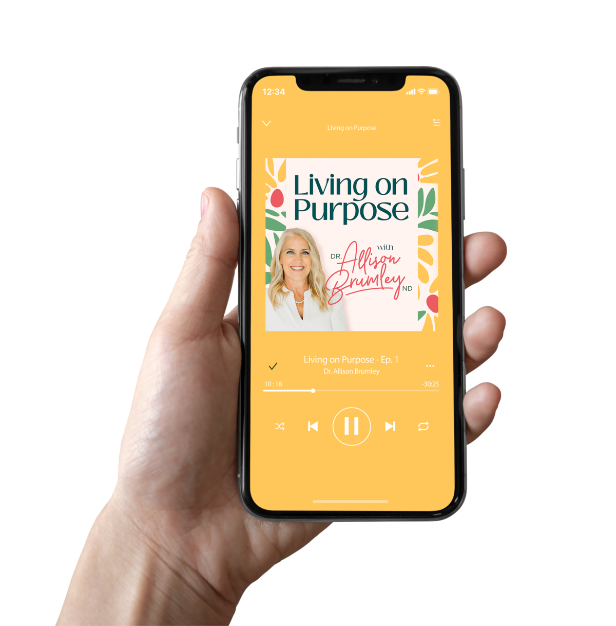iPhone in Hand Mockup